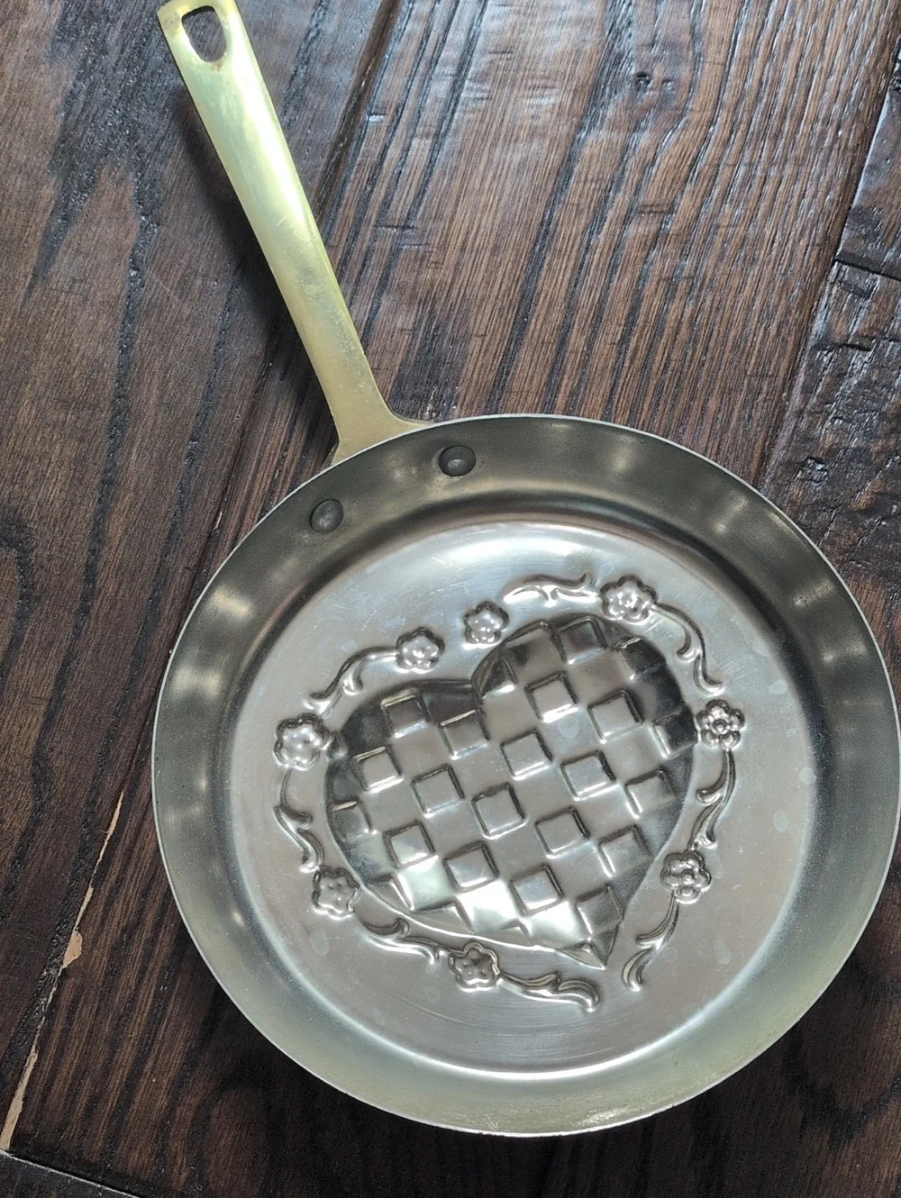 Vintage copper checkered